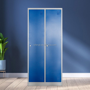 Armoire de Rangement Métallique Démontable en Acier Personnalisée à 4 Compartiments et 2 Portes, Écologique, Durable, avec Serrure à Clé, Certifiée ISO, pour Vestiaire - Product Image 3