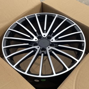Jantes en aluminium forgé de 18 à 20 pouces, PCD 5x112, finition noire brillante, pour <span class=keywords><strong>Mercedes</strong></span> Benz <span class=keywords><strong>Classe</strong></span> <span class=keywords><strong>A</strong></span>, C, E, GLC, GLE, <span class=keywords><strong>W177</strong></span>, W205, W213 - Product Image 2
