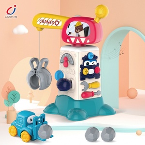 QS Toys B/O Machine à griffes électrique éducative en plastique pour enfants de 2-4 et 5-7 ans avec lumière et musique - Product Image 2