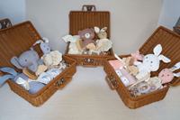 Coffret Cadeau Nouveau-né en Bois de Hêtre Sûr – Kit de Soins Complet pour Bébé – Cadeau de Naissance