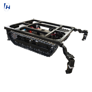 Telaio su gomma su ordinazione della pista, telaio d'acciaio della pista del veicolo, telaio della pista del macchinario di ingegneria con il motore - Product Image 3