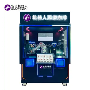 6 Axis lengan Robot Barista mesin penjual Robot kopi panas dan dingin Bisnis