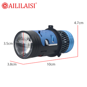 H7 Mini phare unique lentille de faisceau haut et bas Bi projecteur LED projecteur Plug Play 6000K éclairage universel de <span class=keywords><strong>moto</strong></span> de voiture pour - Product Image 5