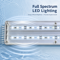 LEECOM Kit d'aquarium en verre ultra-transparent avec éclairage LED et filtre multi-étapes - Vente en gros, directement de l'usine