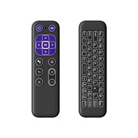 Souris gyroscopique sans fil T6 avec clavier QWERTY, télécommande 2,4 GHz pour Android TV Box, Smart TV, lecteur multimédia, mini PC