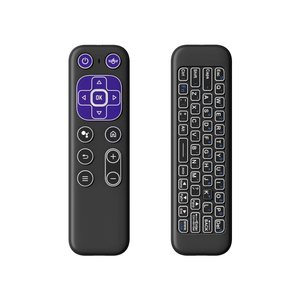 Souris aérienne sans fil T6 avec clavier QWERTY, télécommande universelle 2,4 GHz pour Smart TV et lecteur multimédia - Product Image 4