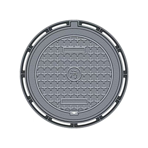 연성철 힌지 잠금식 물탱크 맨홀 뚜껑 (광택/분체 도장 표면) - 사우디아라비아 교통 시설용 - Product Image 1