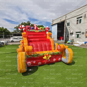 Chaise gonflable de Noël Yuedong, traîneau, Père Noël, rennes, château, pour fêtes en extérieur, jardin, <span class=keywords><strong>location</strong></span> - Product Image 2