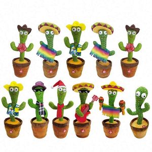 Cactus Bailarín de Peluche, Juguete Eléctrico con Canciones, con Certificaciones ASTM EN71 y CE, Marca TOYSRUNNER, para Mayores de 5 Años y Adultos - Product Image 1