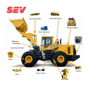 Ricambi per Pala Gommata <span class=keywords><strong>Shantui</strong></span> SL50 SL50W SL50W-2 Dente ZL50G2-11100-1 - Product Image 3