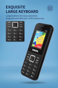 E1802, téléphone portable 2G, téléphone à bouton poussoir 1.77 pouces, pour senior, double SIM, FM sans fil, double veille, 1800mAh - Product Image 6