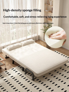 Canapé-<span class=keywords><strong>lit</strong></span> pliable multifonctionnel double usage, simple ou double, pour petit appartement, chambre ou bureau - Product Image 6