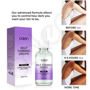 Gotas de bronceado automático, ácido hialurónico, gotas faciales autobronceantes personalizables, brillo de besugo, bronceado - Product Image 3