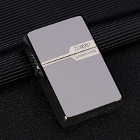 ZORRO kérosène briquet rétro classique meule coupe-vent allume-cigare pour hommes