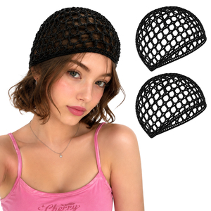 Leeons Bonnet en maille <span class=keywords><strong>pour</strong></span> femme, bonnet de <span class=keywords><strong>nuit</strong></span> en crochet, snood, turban, <span class=keywords><strong>filet</strong></span> à <span class=keywords><strong>cheveux</strong></span> tricoté à <span class=keywords><strong>la</strong></span> main, enveloppe de <span class=keywords><strong>cheveux</strong></span>, bonnet de <span class=keywords><strong>nuit</strong></span> - Product Image 1