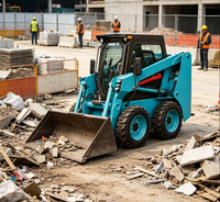 Chargeuse compacte sur pneus hydraulique WM312 pour la construction et la manutention de matériaux
