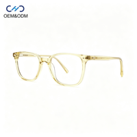 Lunettes de vue rectangulaires vintage SRA194 en acétate, monture optique pleine, style rétro unisexe pour usage quotidien et sur ordinateur, pour hommes et femmes