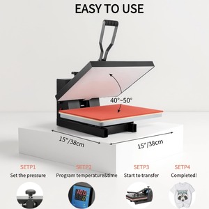 Bán buôn nóng bán phổ biến Máy ép nhiệ<span class=keywords><strong>t</strong></span> in trên DIY <span class=keywords><strong>t</strong></span> Áo sơ mi <span class=keywords><strong>t</strong></span>ùy chỉnh máy truyền nhiệ<span class=keywords><strong>t</strong></span> - Product Image 5