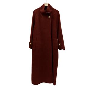 <span class=keywords><strong>Manteau</strong></span> long en laine pour <span class=keywords><strong>femme</strong></span> Boying, nouveau style, avec col montant en cachemire double face et fermeture simple boutonnage, idéal pour l'automne et l'hiver - Product Image 4