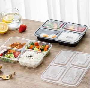 Good Sales Thin Wall Food Container Injection Mould 4 <strong>Cavity</strong> 5-Compartment Food Container Mould - Product Image 6