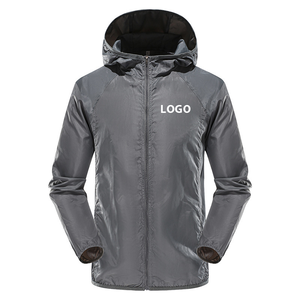 China Supplier Full Zipper <strong>Wind</strong> <strong>Breakers</strong> Jackets Factory Customized Lightweight Adult Thin Hiking Jackets - Product Image 1