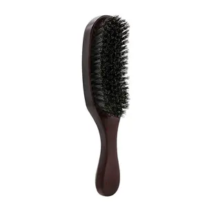 2024 hommes sanglier poils barbe brosse rasage peigne brosse visage Massage à la main noir beed bois moustache brosse soins