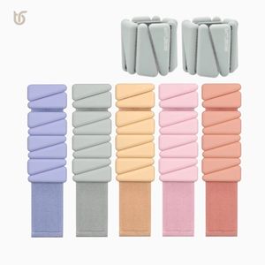 Poids de poignet monochromatiques personnalisables avec logo, forme triangulaire, adaptés aux adultes, pour l'entraînement de résistance à la natation, pack personnalisé SH-05 - Product Image 1
