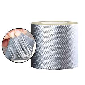 Fita de vedação impermeável autoadesiva butílica de alta qualidade, fita butílica de folha de alumínio, usada para telhado impermeável - Product Image 2