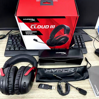 Nouveau casque de jeu HyperX Cloud III Wireless Hurricane 3ème génération, circum-auriculaire, e-sport, annulation active du bruit, filaire + sans fil