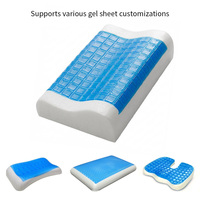 YUE RISE Hochwertiges Nackenstützkissen mit Konturdesign, Verstellbares Memory-Schaum-Gel-Bettkissen für Kühlenden Komfort