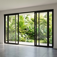 Porte coulissante extérieure de balcon en verre de haute qualité Lukliving