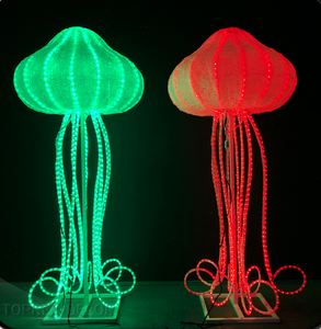 TOPREX 3D décoration <span class=keywords><strong>de</strong></span> Noël IP65 LED rue décorative extérieure étanche coloré coulant personnalisé méduse motif lumières - Product Image 2