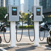 Station de recharge rapide pour moto électrique monophasée extérieure IP55 3,6 kW/7,2 kW, chargeur mural pour moto électrique