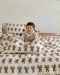 Arc imprimé <span class=keywords><strong>Percale</strong></span> armure ensemble <span class=keywords><strong>de</strong></span> literie respirant Durable doux confortable chaud lavé <span class=keywords><strong>coton</strong></span> drap <span class=keywords><strong>de</strong></span> lit - Product Image 5