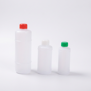 Botellas de plástico de boca estrecha para laboratorio, para reactivos, soluciones, líquidos y muestras, con tapa de rosca segura. - Product Image 2