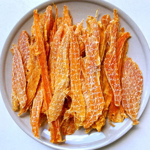 ขนมไก่อบแห้งเกรดสำหรับคน สำหรับสุนัขสูงวัย ไขมันต่ำ ดูแลสุขภาพฟัน ขนมสำหรับสัตว์เลี้ยง - Product Image 1