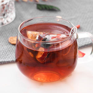 ג 'ינסנג מאקה הואנג תה צמחים ג' ינג 'י עם תות וז' י תמרים אדומים שקיות פירמידה - Product Image 2