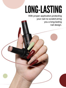 YOKEFELLOW-Ensemble de <span class=keywords><strong>Vernis</strong></span> à Ongles <span class=keywords><strong>Semi</strong></span> <span class=keywords><strong>Permanent</strong></span> à Haute Teneur en Pigment, 6 Bouteilles, 10ml - Product Image 6