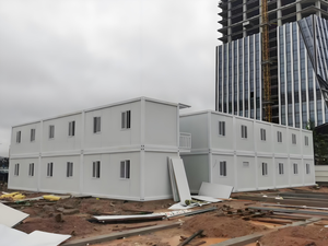 Contemporánea Casa Contenedor Desmontable de Dos Pisos de 40 pies con Paneles Sándwich de Acero, Prefabricada, a Prueba de Terremotos, para Oficinas y Hoteles - Product Image 2