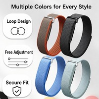 Bracelet de remplacement en nylon pour femmes et hommes, respirant, motif étoile de mer, boucle auto-agrippante réglable