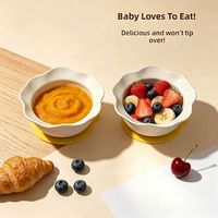 Nouvelle assiette à ventouse pliable en silicone pour tout-petits, en forme de nuage, bol d'apprentissage pour bébés, plat d'alimentation pour nourrissons