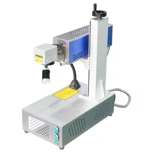 Imprimante UV 3d 30W 50W 60W machine de marquage laser à fibre laser pour cartes de visite en métal