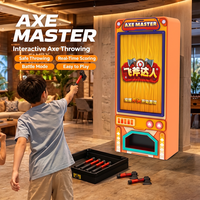 InteraGame Flying Axe Master, machine de jeu interactive de lancer de hache, notation en temps réel, équipement d'arcade numérique de lancer de hache