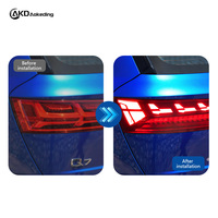 Feux de voiture pour Audi Q7 Feux arrière LED 2016-2020 Animation de signal dynamique Hayon arrière Stop Frein 12V Accessoires automobiles