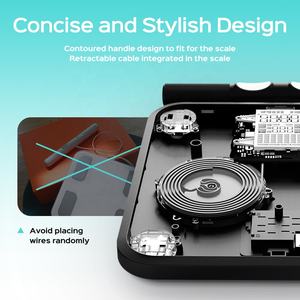 Timbangan Lemak Tubuh Digital 8-Sensor Akurasi Tinggi, Analisa Cerdas untuk Pemindaian BMI, Otot, dan Air Tubuh, Satuan Kg, Dapat Disesuaikan OEM - Product Image 6