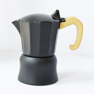 Moka Pot <span class=keywords><strong>Espresso</strong></span> <span class=keywords><strong>Cafetera</strong></span> Multicapacidad Estufa Mocha Pot con mango de metal resistente al calor - Product Image 5