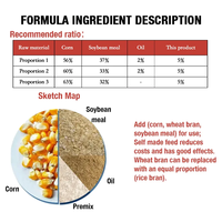 Aliment prémélangé pour poules pondeuses en phase de maturité intermédiaire et tardive OEM – Prémélange d'aliments pour poulets boostant la ponte et enrichi en acides aminés