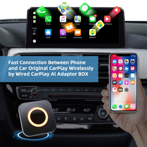 Dongle adaptateur CarPlay sans fil OEM prix d'usine nouveauté avec YouTube Netflix 8 + 128GB QCM6115 Octa Core avec <span class=keywords><strong>carte</strong></span> SIM 4G - Product Image 5