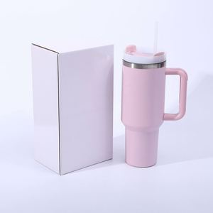 Gobelet de voyage isotherme sous vide 30oz avec poignée H2.0 pour voiture, couvercle et paille antidérapants, personnalisable ODM OEM - Product Image 2