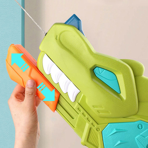 Pistola de agua de <span class=keywords><strong>dinosaurio</strong></span> barata, juguete de plástico para niños, pistola de agua de batalla con capacidad Ultra grande, juego de agua de juguete de verano para niños - Product Image 3